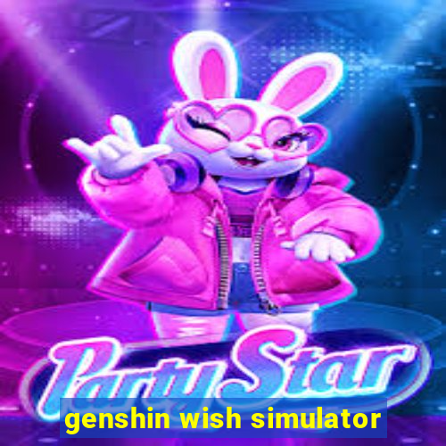 genshin wish simulator